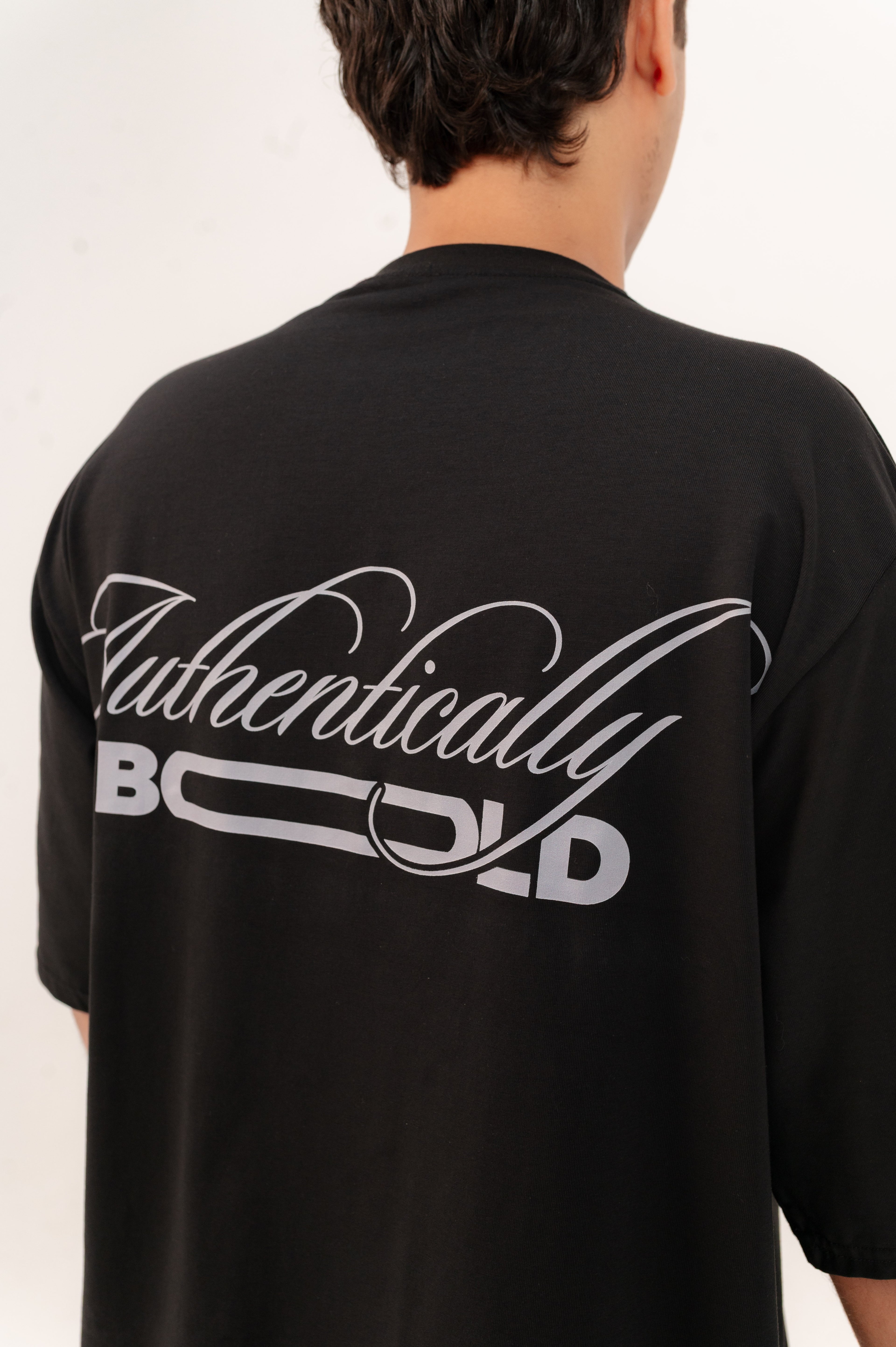 Oversized Black/Silver T-shirt