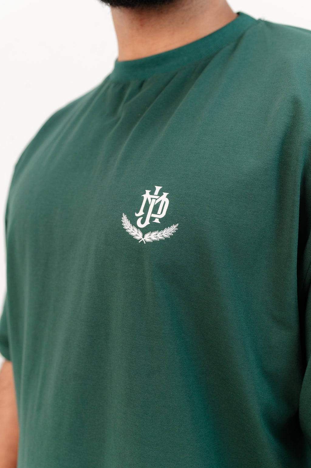 Oversized Green/White T-shirt