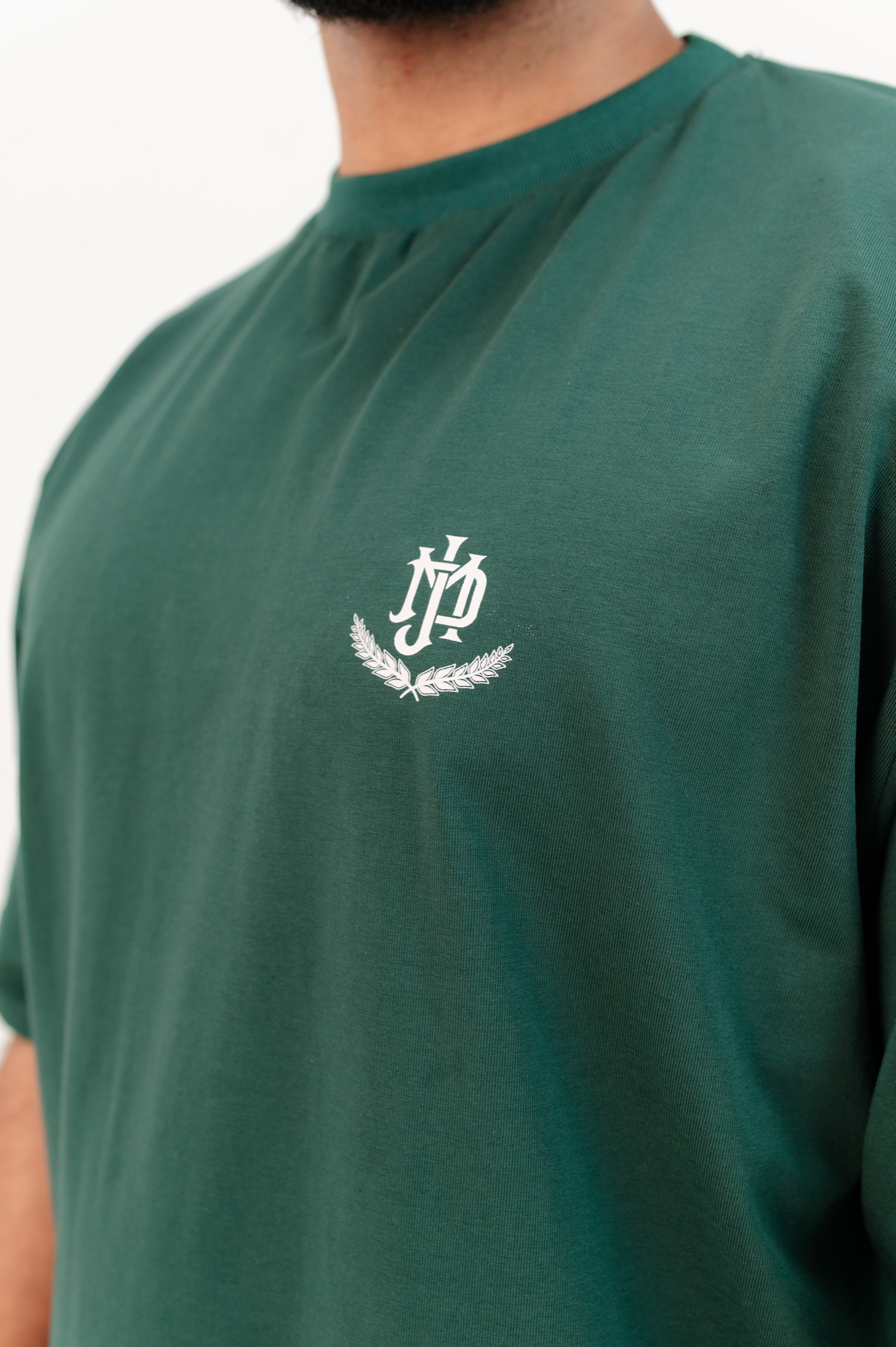 Oversized Green/White T-shirt
